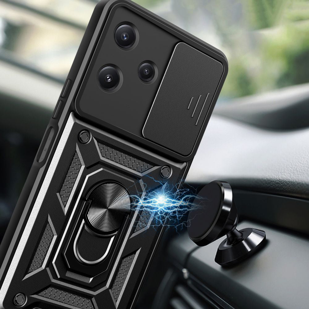 Pouzdro pro Xiaomi Redmi 12 5G, Techsuit, CamShield, Černé