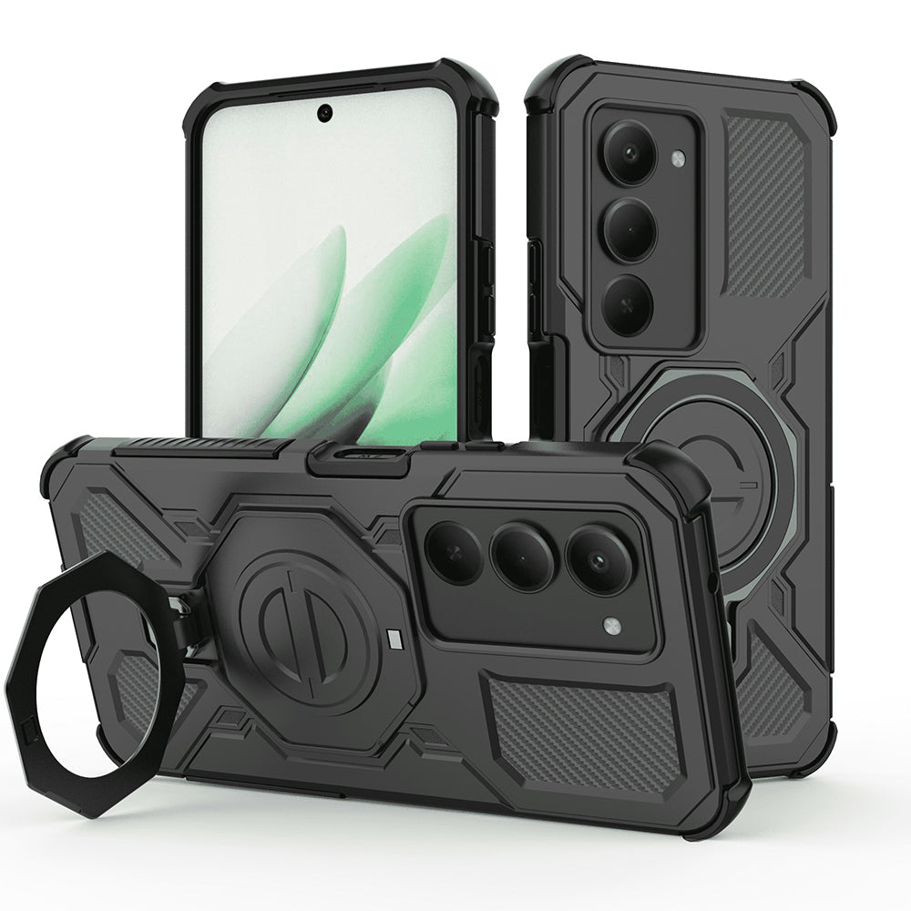 Pouzdro pro Xiaomi Redmi 15 5G / 15 4G, Techsuit, Carbon Shield Pro, Černá