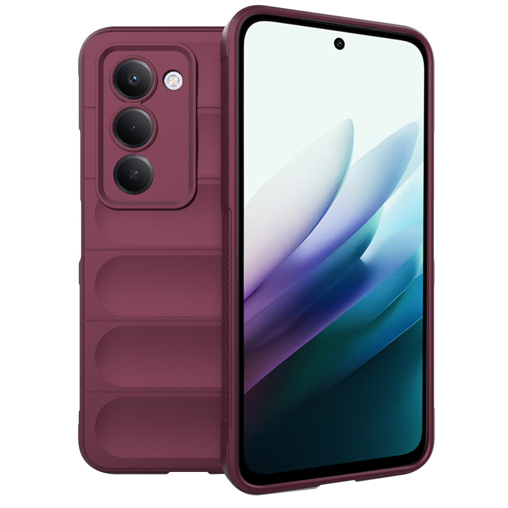 Pouzdro pro Xiaomi Redmi 15 5G / 15 4G, Techsuit, Magic Shield, Tmavě červená