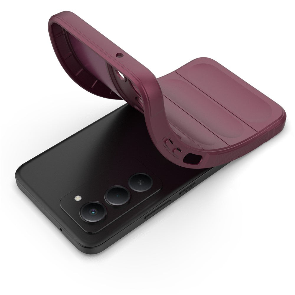 Pouzdro pro Xiaomi Redmi 15 5G / 15 4G, Techsuit, Magic Shield, Tmavě červená