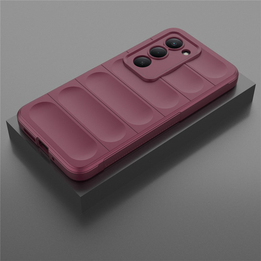 Pouzdro pro Xiaomi Redmi 15 5G / 15 4G, Techsuit, Magic Shield, Tmavě červená