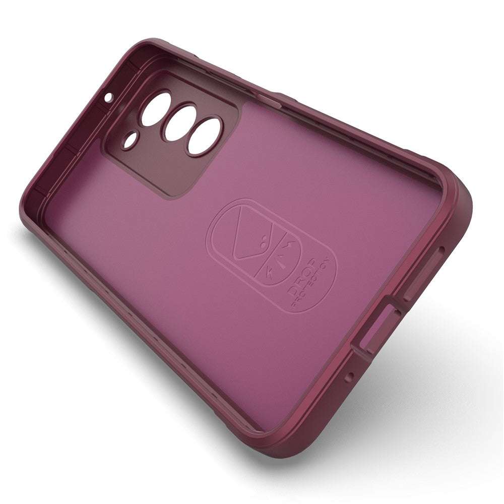 Pouzdro pro Xiaomi Redmi 15 5G / 15 4G, Techsuit, Magic Shield, Tmavě červená