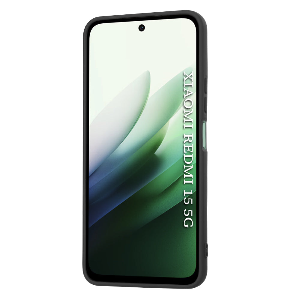 Pouzdro pro Xiaomi Redmi 15 5G / 15 4G, Techsuit, SoftFlex, Černá