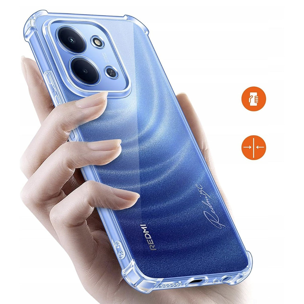 Pouzdro pro Xiaomi Redmi 15C 5G / 15C 4G, Techsuit, Odolné proti nárazům, Průhledné