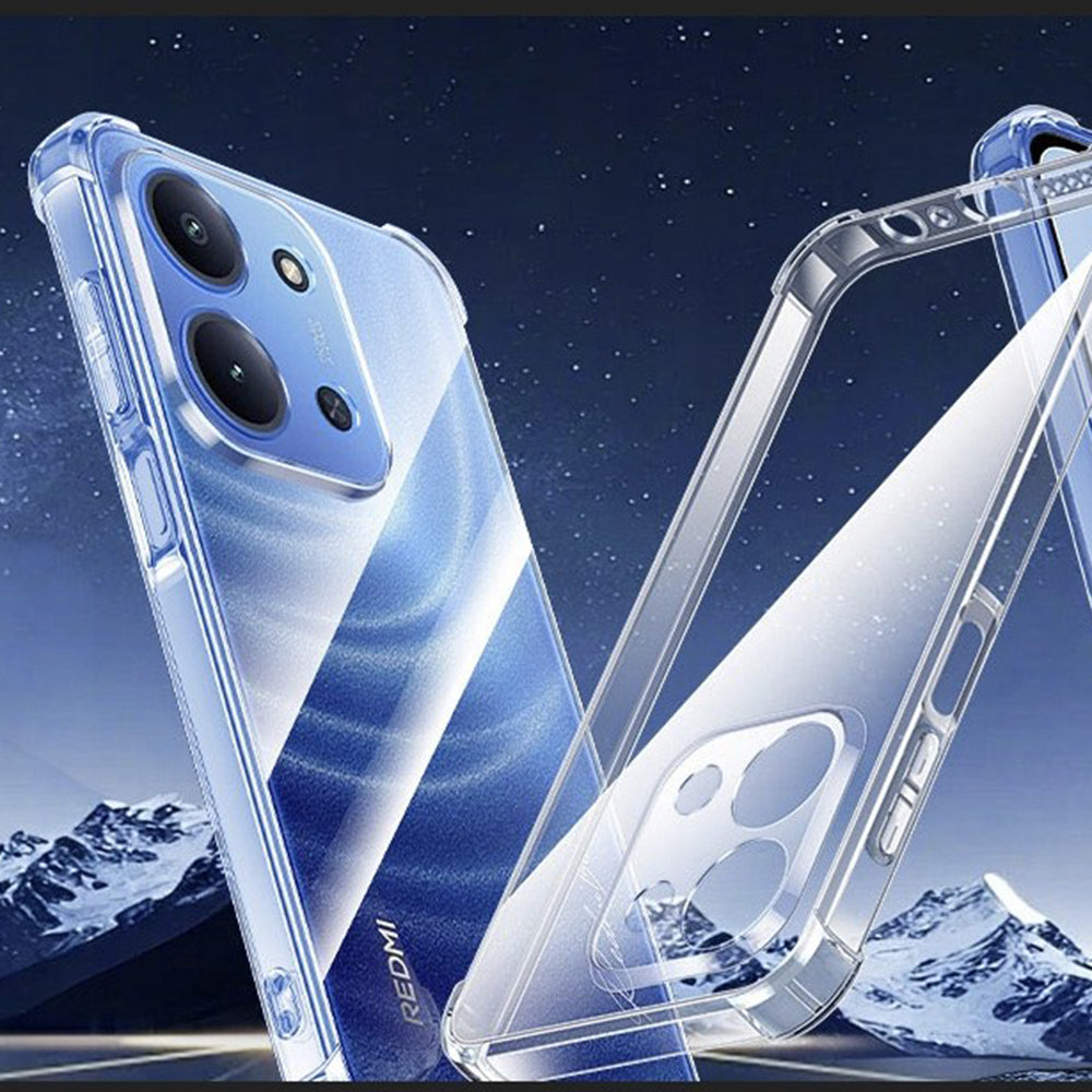 Pouzdro pro Xiaomi Redmi 15C 5G / 15C 4G, Techsuit, Odolné proti nárazům, Průhledné