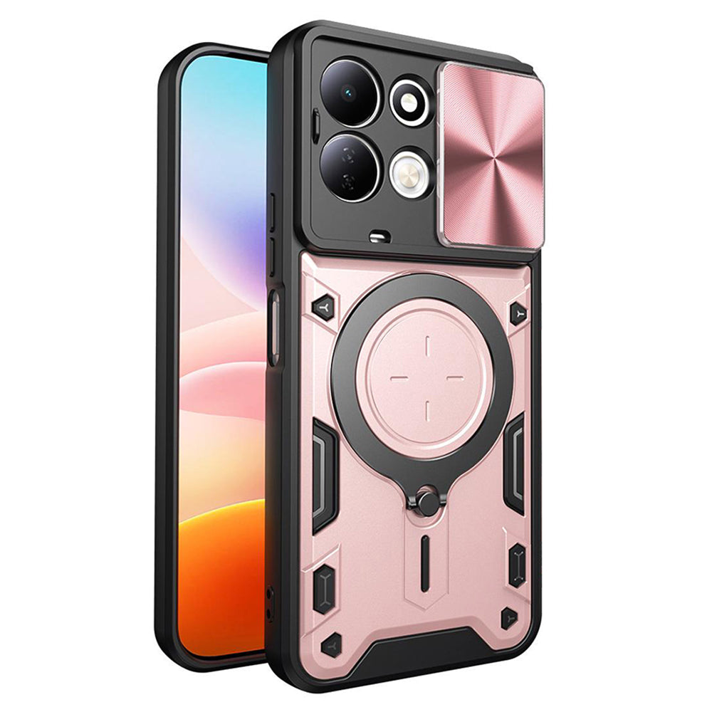 Pouzdro pro Xiaomi Redmi 17 5G / 17 4G, Techsuit, CamGuard Pro, růžově zlaté