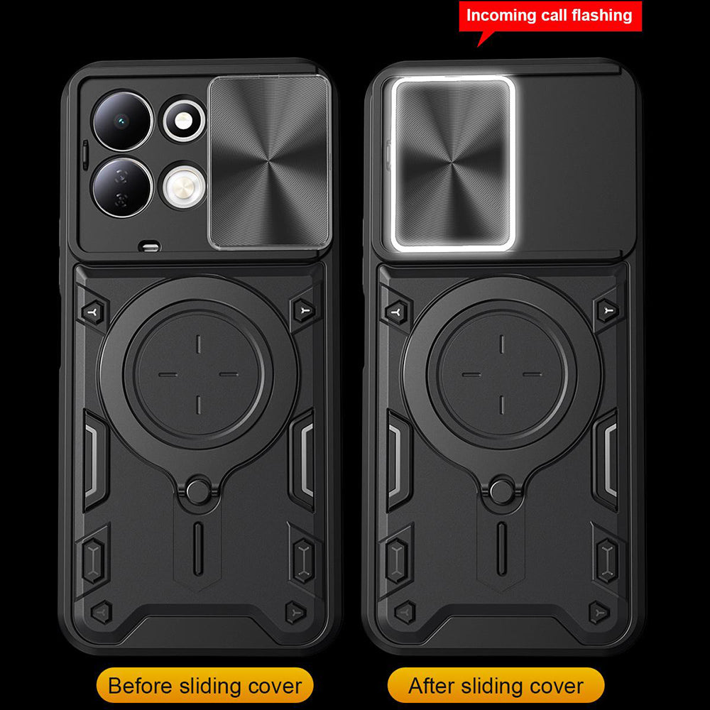 Pouzdro pro Xiaomi Redmi 17 5G / 17 4G, Techsuit, CamGuard Pro, růžově zlaté