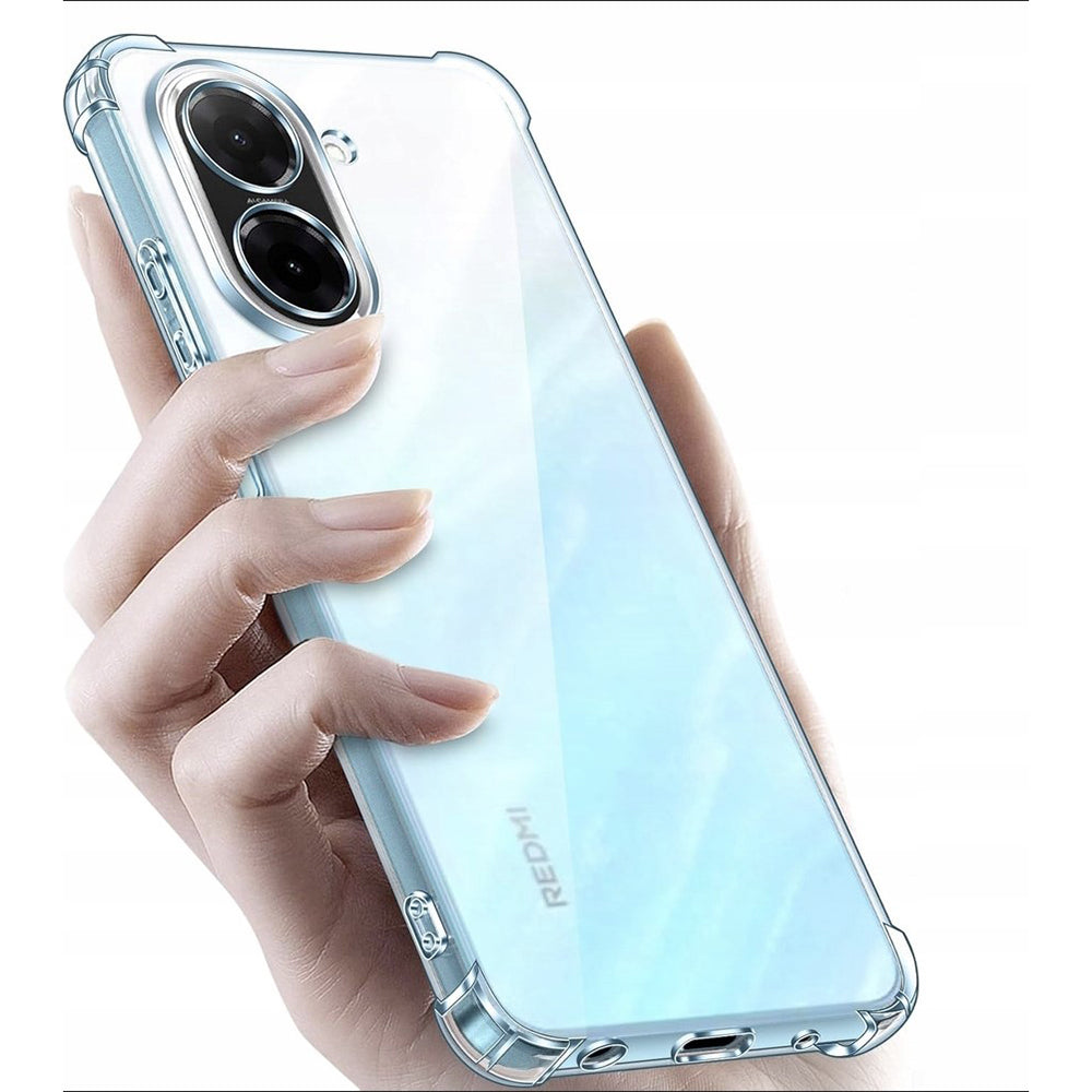 Pouzdro pro Xiaomi Redmi A5 4G (Standard), Techsuit, nárazuvzdorné průhledné, transparentní