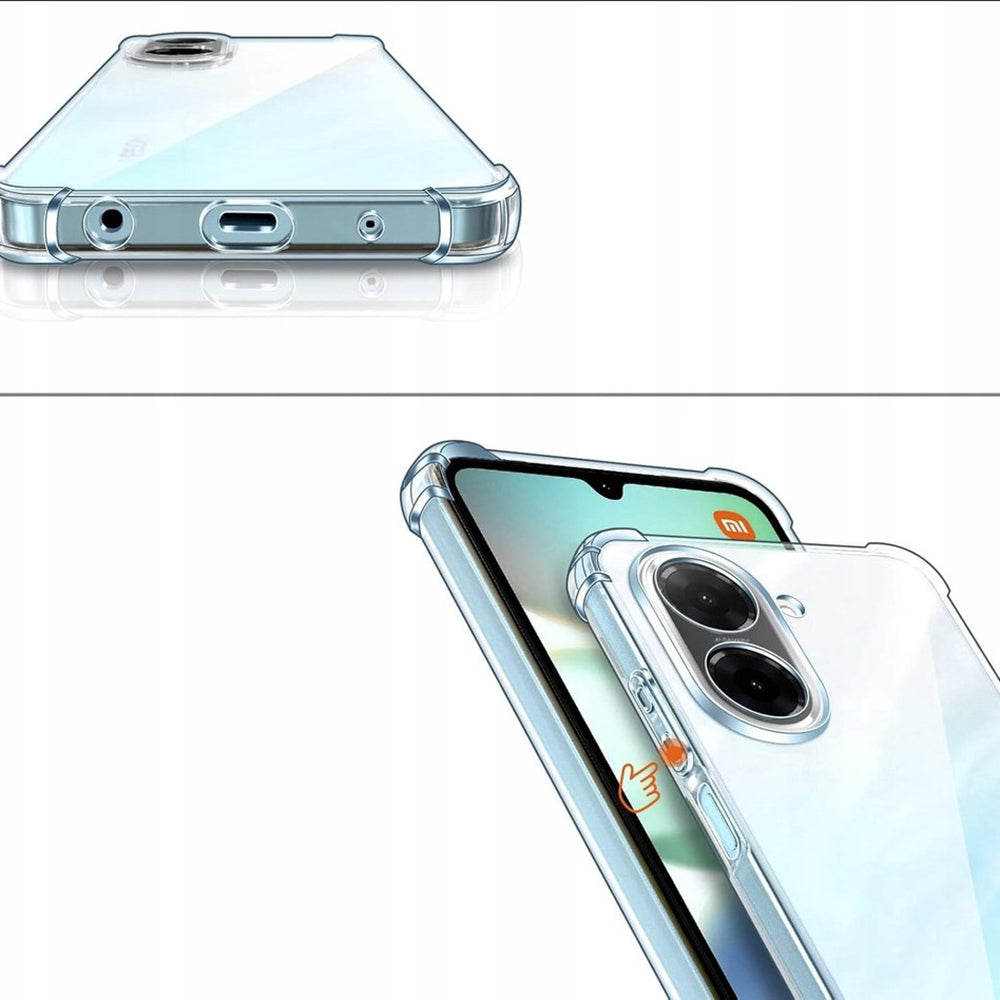 Pouzdro pro Xiaomi Redmi A5 4G (Standard), Techsuit, nárazuvzdorné průhledné, transparentní