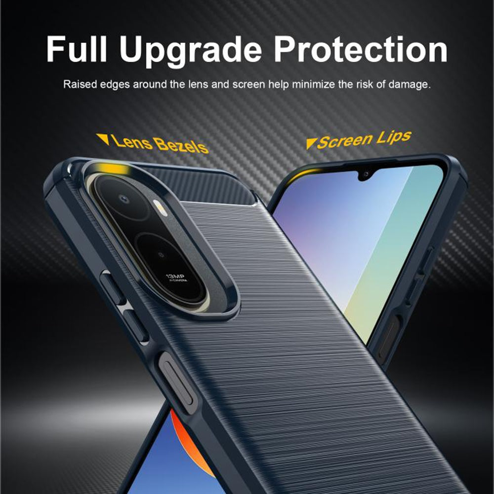 Pouzdro pro Xiaomi Redmi A7 Pro 4G, Techsuit, Carbon, Modré