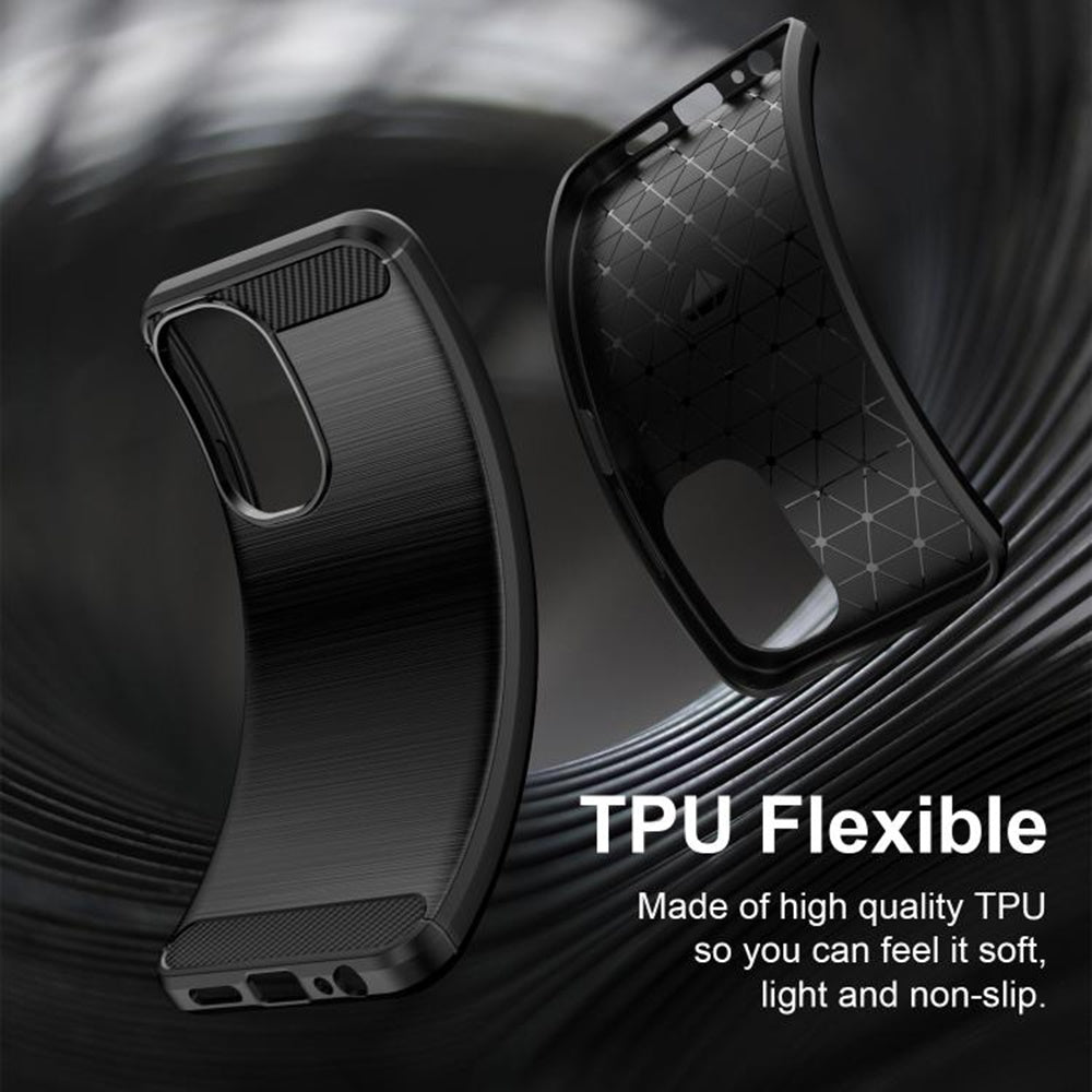 Pouzdro pro Xiaomi Redmi A7 Pro 4G, Techsuit, Carbon, Černé