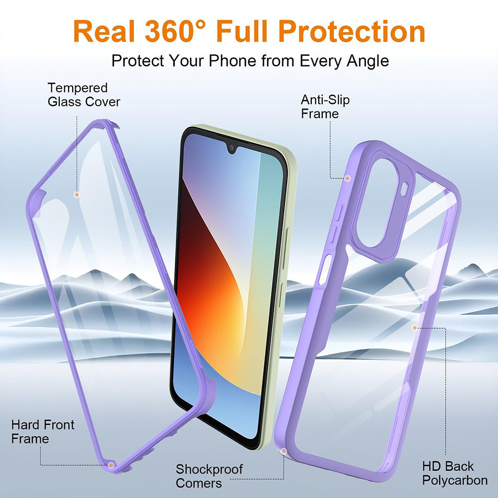 Pouzdro pro Xiaomi Redmi A7 Pro 4G, Techsuit, ColorVerse 360, Fialové