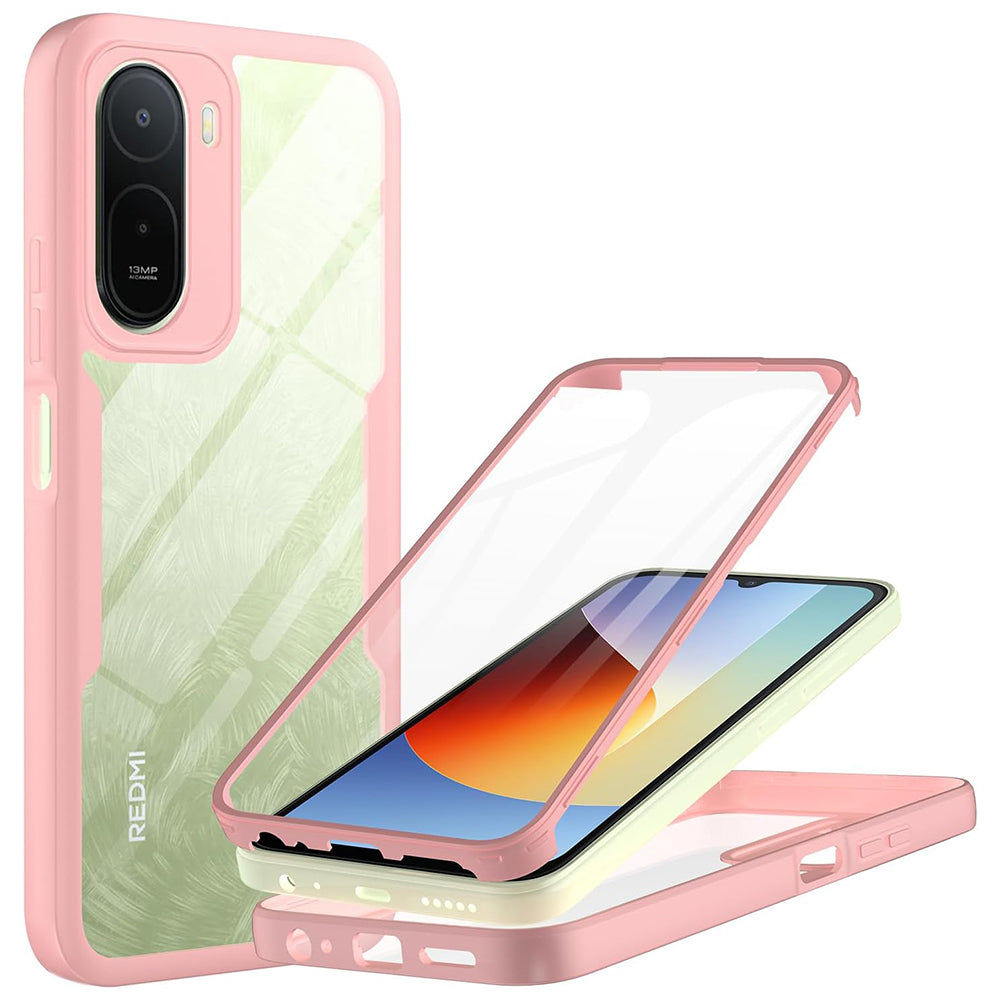 Pouzdro pro Xiaomi Redmi A7 Pro 4G, Techsuit, ColorVerse 360, Růžové