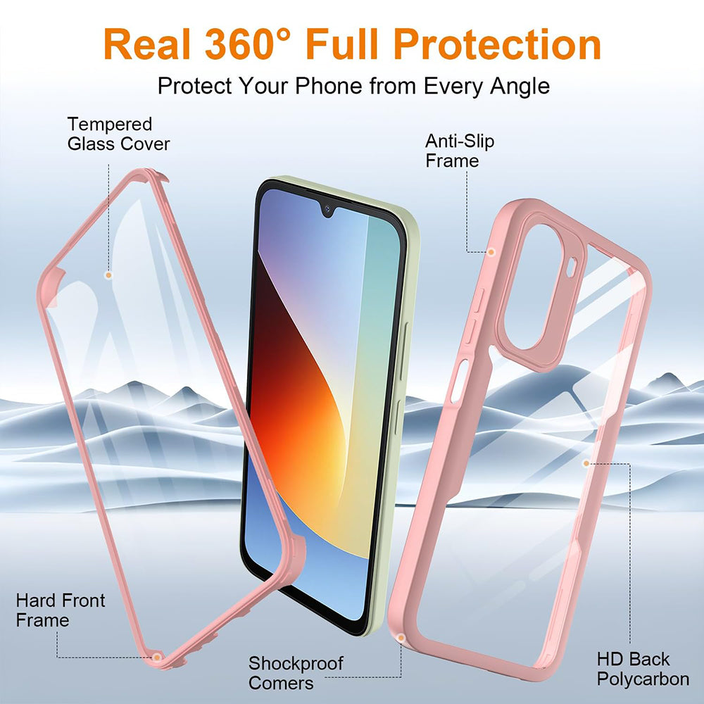 Pouzdro pro Xiaomi Redmi A7 Pro 4G, Techsuit, ColorVerse 360, Růžové