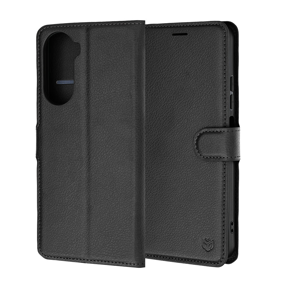 Pouzdro pro Xiaomi Redmi A7 Pro 4G, Techsuit, kožené folio, černé