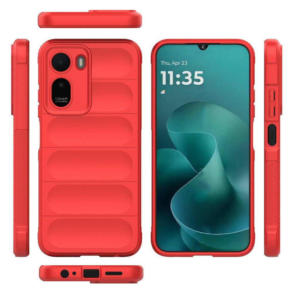 Pouzdro pro Xiaomi Redmi A7 Pro 4G, Techsuit, Magic Shield, červené