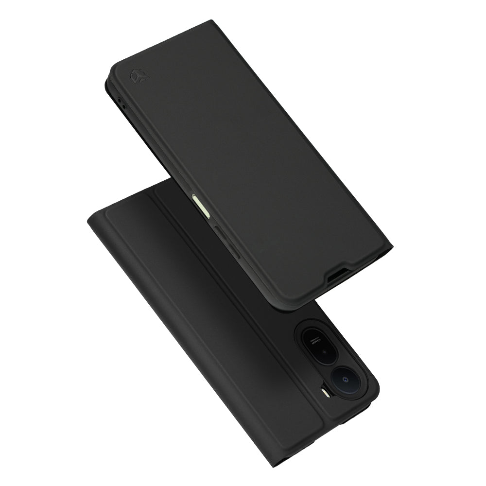 Pouzdro pro Xiaomi Redmi A7 Pro 4G, Techsuit, Magskin Book, Černé
