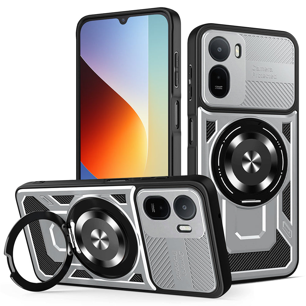 Pouzdro pro Xiaomi Redmi A7 Pro 4G, Techsuit, RuggedCam, Šedé
