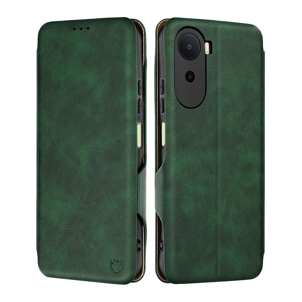 Pouzdro pro Xiaomi Redmi A7 Pro 4G, Techsuit, Safe Wallet Plus, Zelené