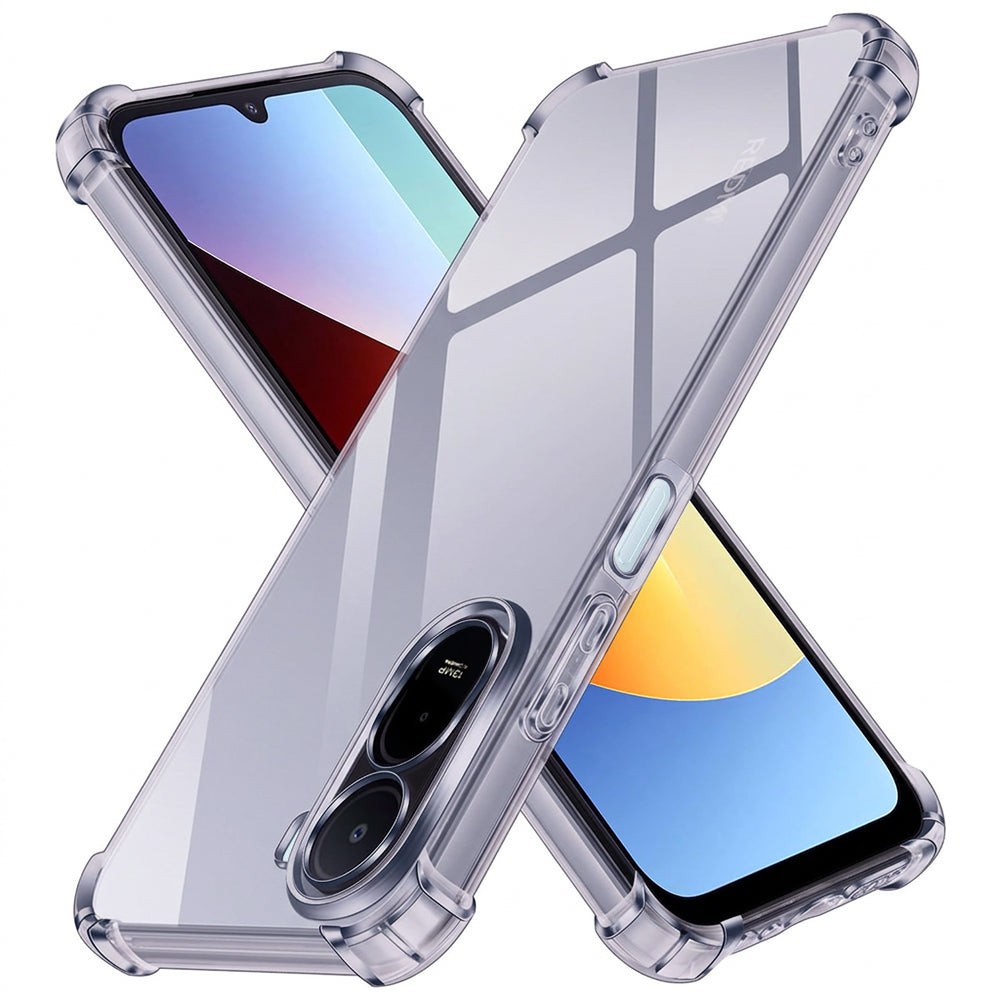 Pouzdro pro Xiaomi Redmi A7 Pro 4G, Techsuit, Odolné proti nárazům, Průhledné, Kouřové