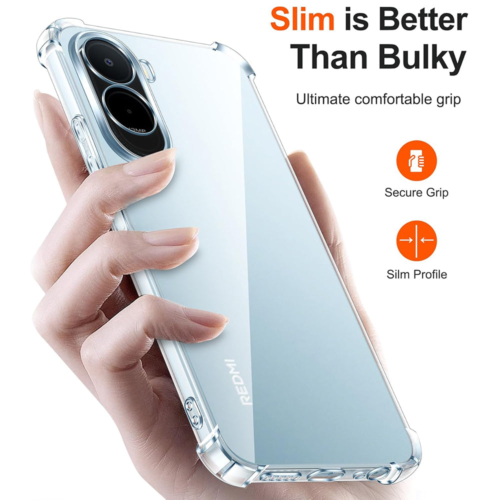 Pouzdro pro Xiaomi Redmi A7 Pro 4G, Techsuit, Shockproof Clear, Transparentní