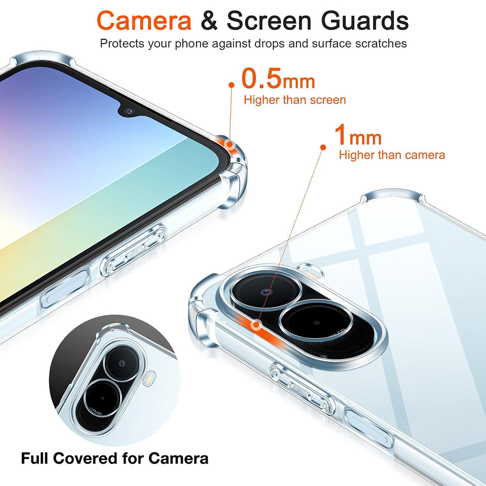 Pouzdro pro Xiaomi Redmi A7 Pro 4G, Techsuit, Shockproof Clear, Transparentní