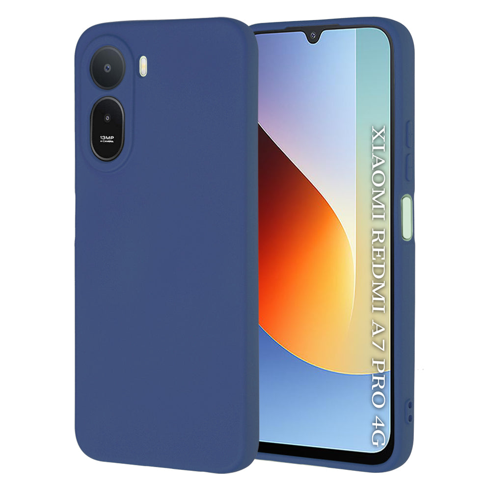 Pouzdro pro Xiaomi Redmi A7 Pro 4G, Techsuit, SoftFlex, Tmavě modrá