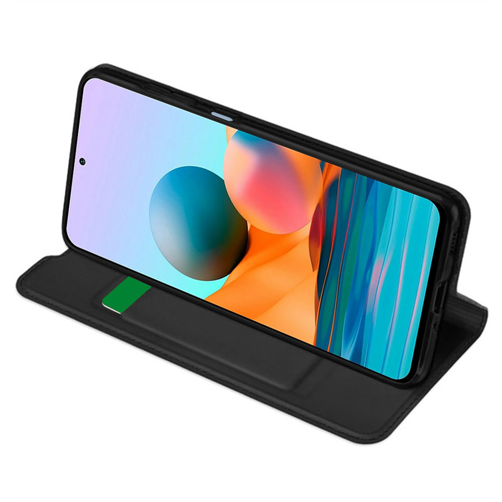 Pouzdro pro Xiaomi Redmi Note 10 Pro Max / Note 10 Pro, Techsuit, Magskin Book, Černá