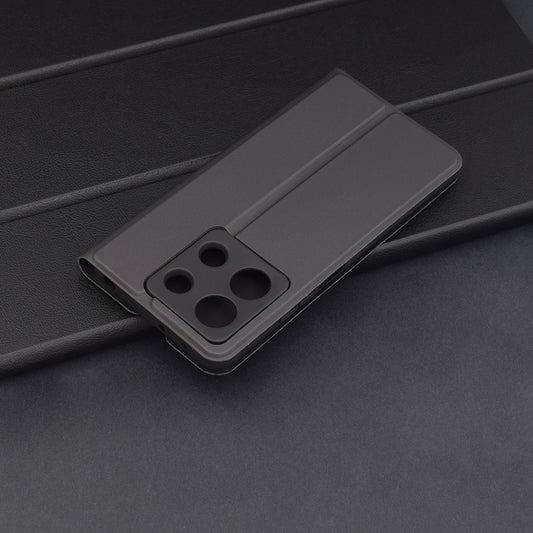 Pouzdro pro Xiaomi Redmi Note 13 5G, Techsuit, Magskin Book, Černé