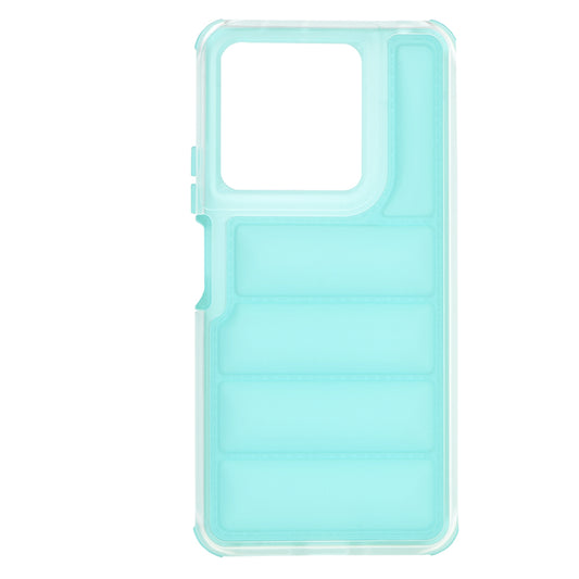 Pouzdro pro Xiaomi Redmi Note 13 5G, Techsuit, Wave Shield, Tyrkysové