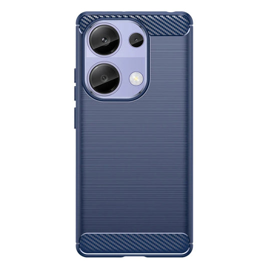 Pouzdro pro Xiaomi Redmi Note 13 Pro 4G / Poco M6 Pro 4G, Techsuit, Carbon, Modré