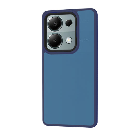 Pouzdro pro Xiaomi Redmi Note 13 Pro 4G / Poco M6 Pro 4G, Techsuit, HaloFrost, Tmavě modrá