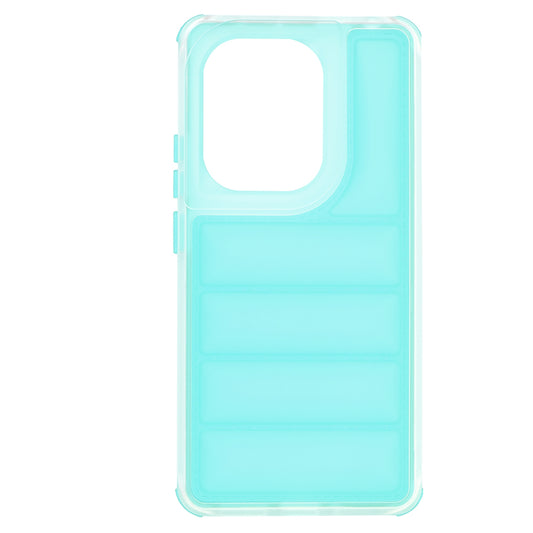Pouzdro pro Xiaomi Redmi Note 13 Pro 4G / Poco M6 Pro 4G, Techsuit, Wave Shield, Tyrkysové