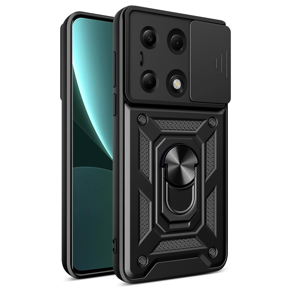 Pouzdro pro Xiaomi Redmi Note 13 Pro 4G / Poco M6 Pro 4G, Techsuit, CamShield, Černé