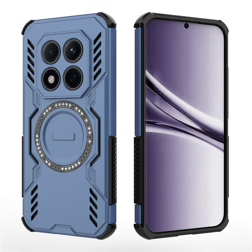 Pouzdro MagSafe pro Xiaomi Redmi Note 15 Pro 4G, Techsuit, ArmorMag, Modrá