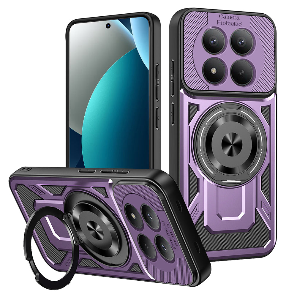 Pouzdro pro Xiaomi Redmi Note 15 Pro 4G, Techsuit, RuggedCam, Fialové