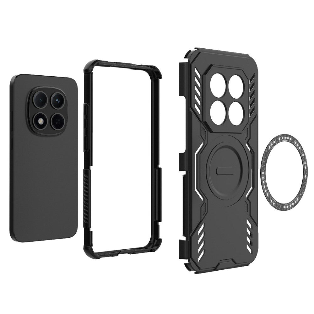 Pouzdro MagSafe pro Xiaomi Redmi Note 15 Pro 5G, Techsuit, ArmorMag, Modrá
