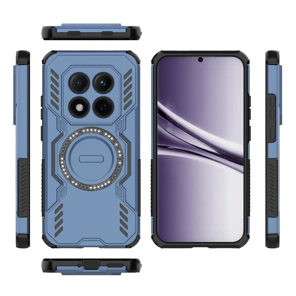 Pouzdro MagSafe pro Xiaomi Redmi Note 15 Pro 5G, Techsuit, ArmorMag, Modrá