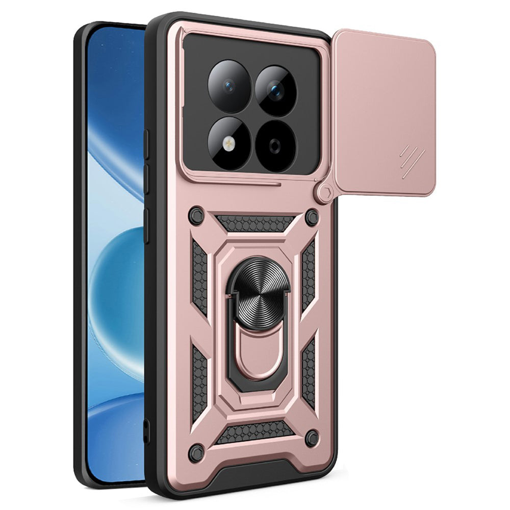 Pouzdro pro Xiaomi Redmi Note 15 Pro 5G, Techsuit, CamShield, Růžové Zlato
