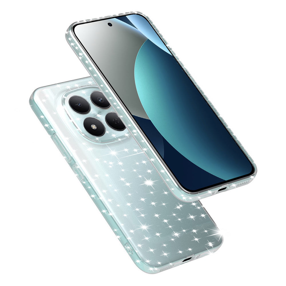 Pouzdro pro Xiaomi Redmi Note 15 Pro 5G, Techsuit, SparkleSkin, Průhledné