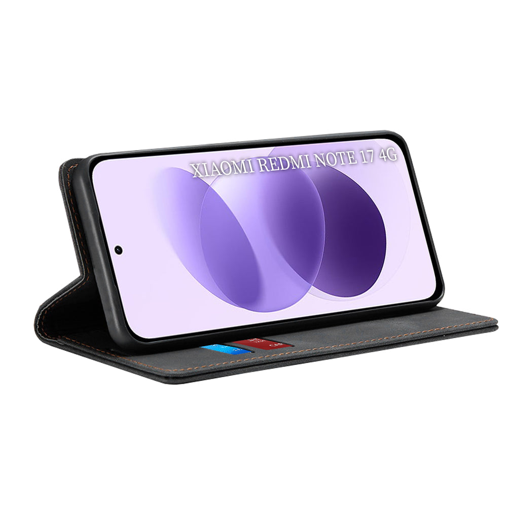 Pouzdro pro Xiaomi Redmi Note 17 4G / Note 17 5G, Techsuit, Confy, černé
