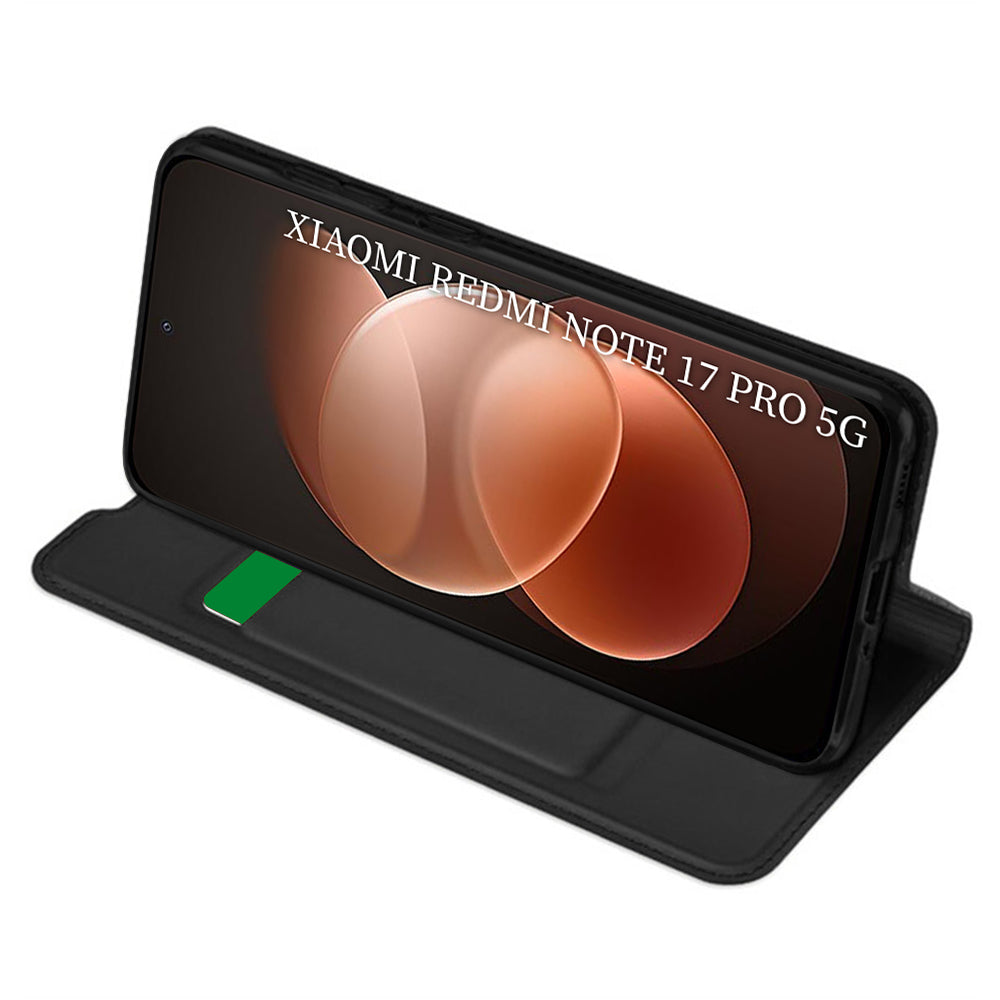 Pouzdro pro Xiaomi Redmi Note 17 Pro, Techsuit, Magskin Book, Černé