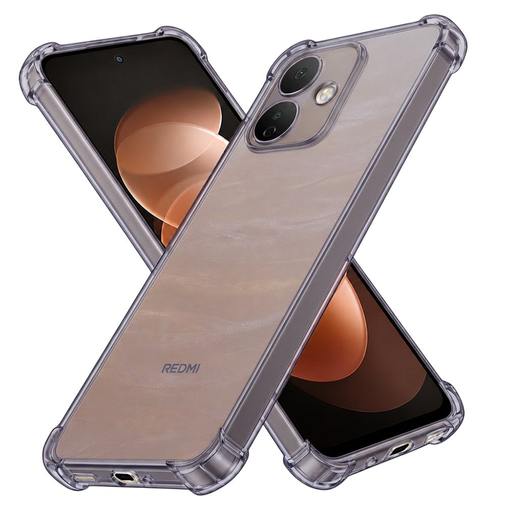 Pouzdro pro Xiaomi Redmi Note 17 Pro, Techsuit, Odolné proti nárazům, Průhledné, Kouřové