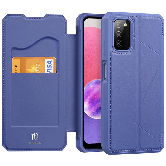 Pouzdro pro Samsung Galaxy A03s A037, DUX DUCIS, Skin X, modré