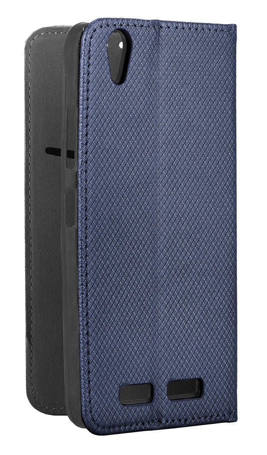 Pouzdro pro Samsung Galaxy J3 (2017) J330, OEM, Smart Magnet, Tmavě modré