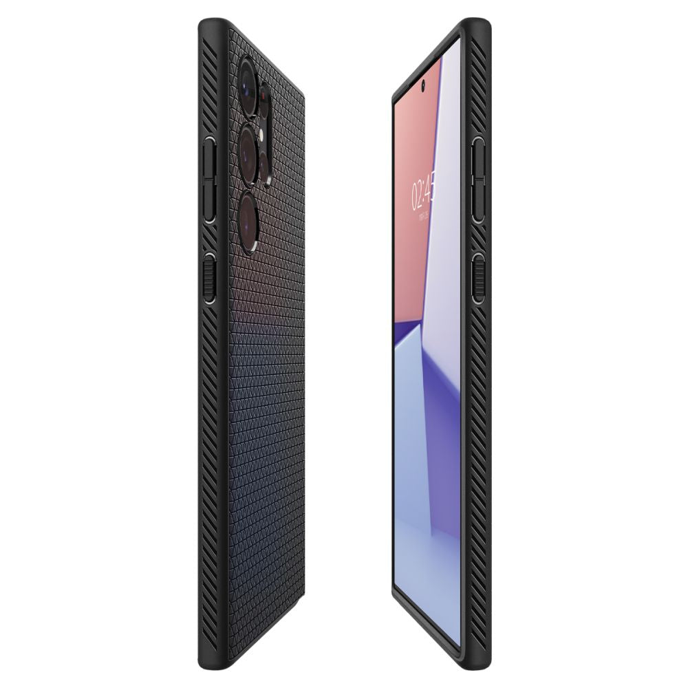 Pouzdro pro Samsung Galaxy S23 Ultra S918, Spigen, Liquid Air, Matně černé ACS05614