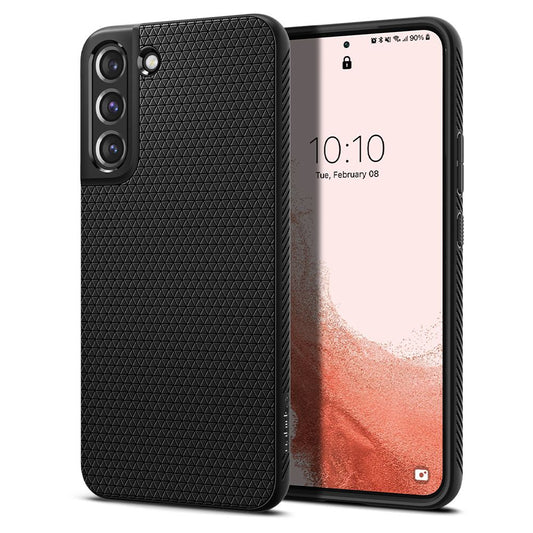 Pouzdro pro Samsung Galaxy S22 5G S901, Spigen, Liquid Air, černé ACS03987