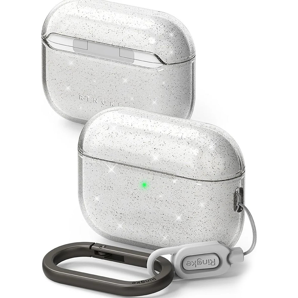 Obal Ringke Air Glitter pro Apple AirPods Pro 3, Průhledná