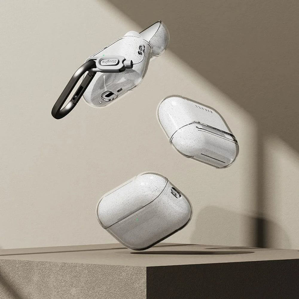 Obal Ringke Air Glitter pro Apple AirPods Pro 3, Průhledná