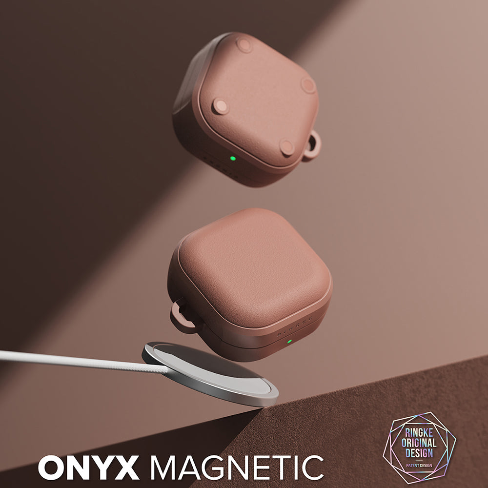 Magnetické pouzdro Ringke Onyx pro Samsung Galaxy Buds4 / Buds4 Pro, bronzové